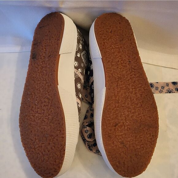 NEW SUPERGA 2750 "Bandana" Canvas w/Bandana Print Sneakers Sz.6/36 Ret. $89 - Picture 10 of 10